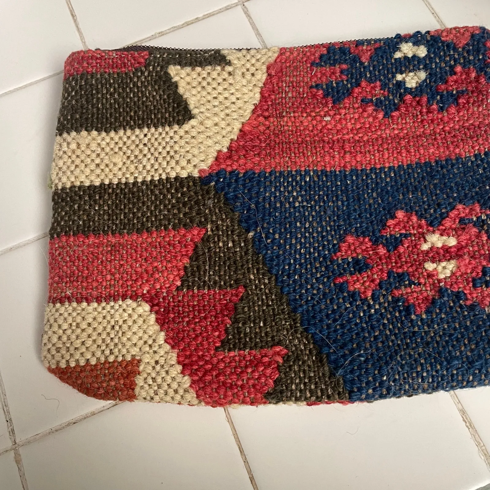 Boho Gypsy Woven Clutch Bag Tassel Small Purse Casual Bohemian Colorful - Image 2