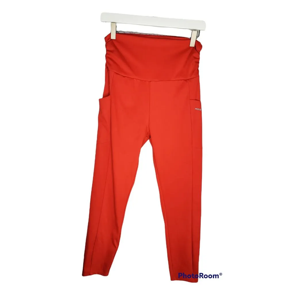 Mind Body Love Red Leggings by Peace Love World Sz Small - Image 15