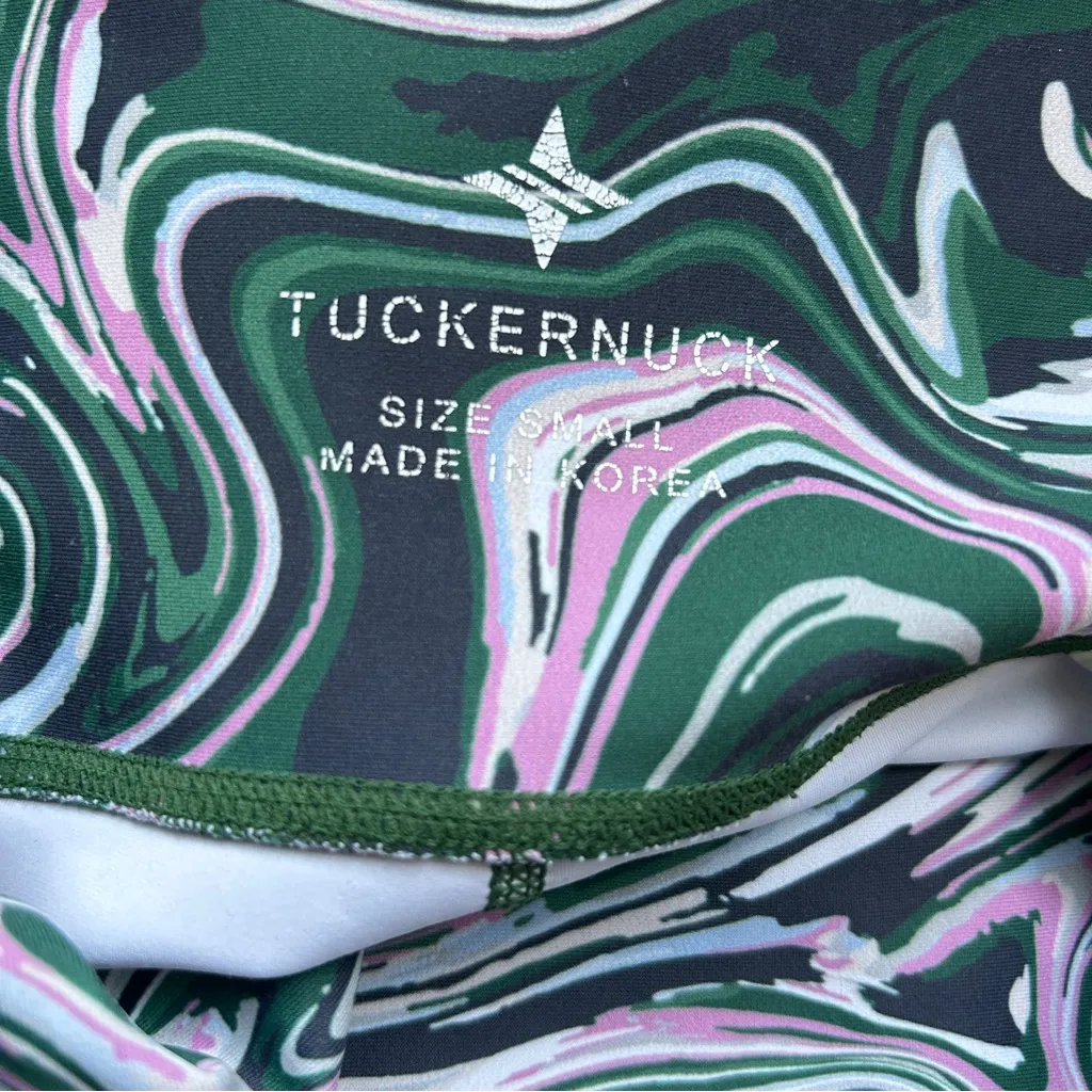 Tuckernuck Rare Marbled Print Patterned Athletic Leggings Women’s Size Small - Image 5