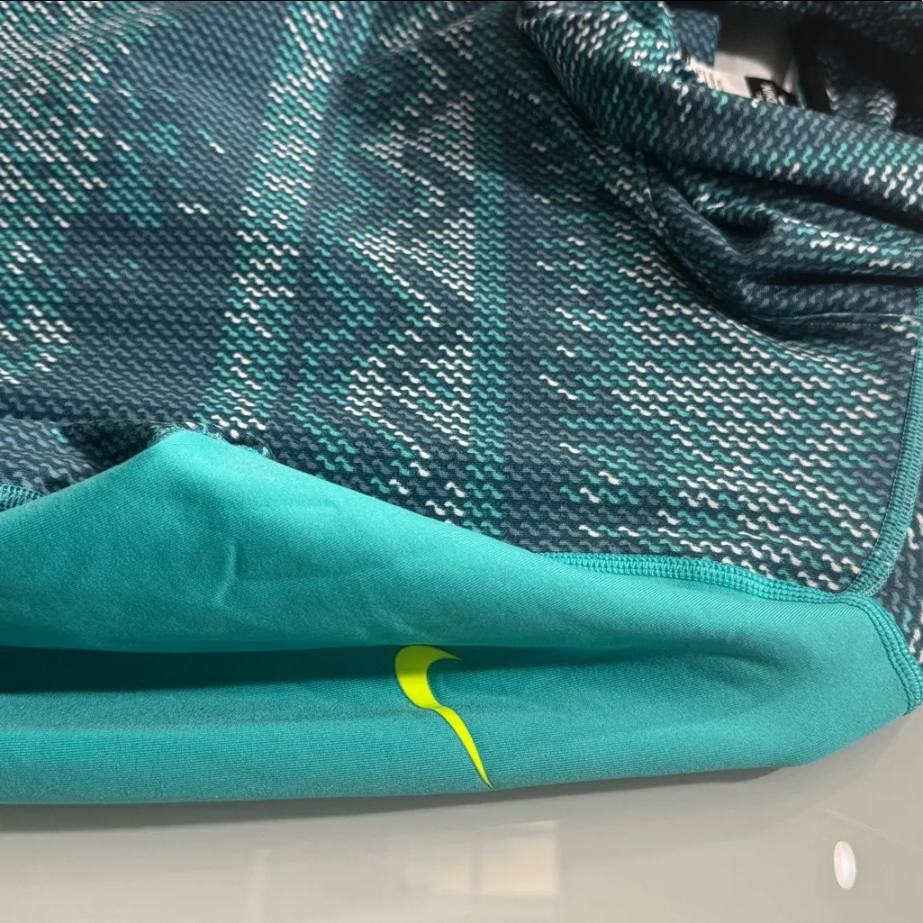 Nike Pro Pullover Women’s Blue Hyperwarm Nordic Infinity Shirt Active Dri Fit XL - Image 3