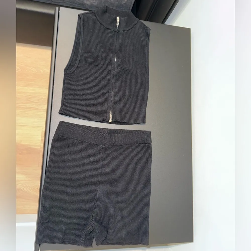 White Fox Boutique Weekender Knit Set - Black - Image 6