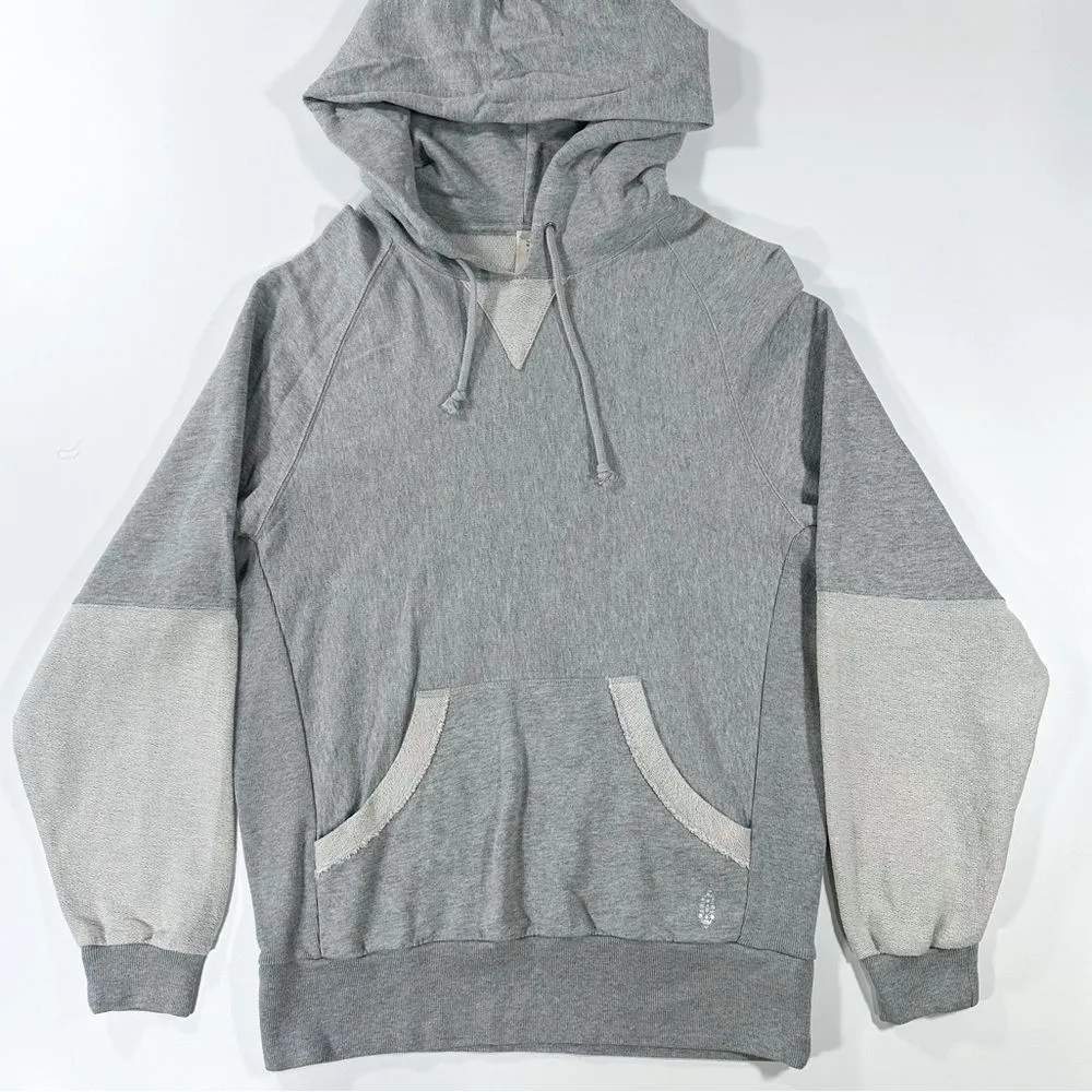 Free People Movement Womens XS Hawking Hoodie Gray Oversized Pullover Sweatshirt - Image 4