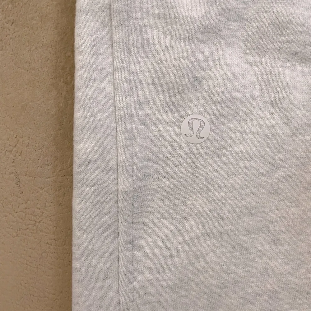 Lululemon Scuba High Rise Relaxed Joggers Heathered Light Gray Size 4 - Image 9