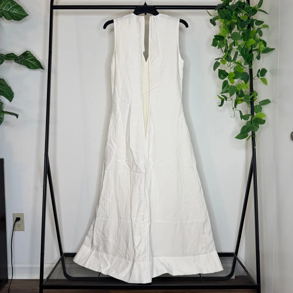 NWT Totême Lyocell Linen Fluid V - Image 9