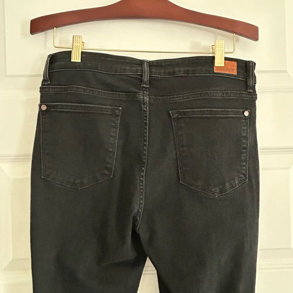 Ripped Leopard Patch Skinny Jeans Black Size 13 / 31 - Image 11