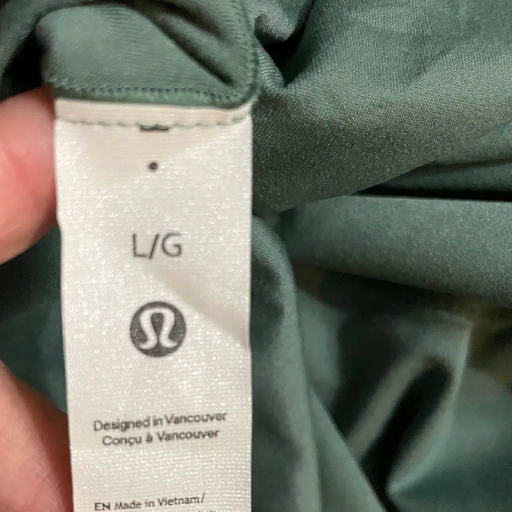 NWT Lululemon Square Neck Long Sleeves Thong Bodysuit Color MEFO Green Size L - Image 7