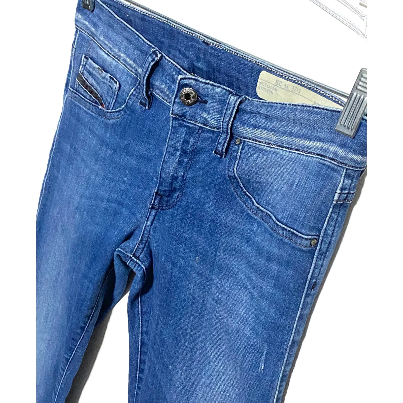 Diesel Livier Super Slim Jegging Jeans Womens 28 Stretch Normcore Capsule Casual - Image 3