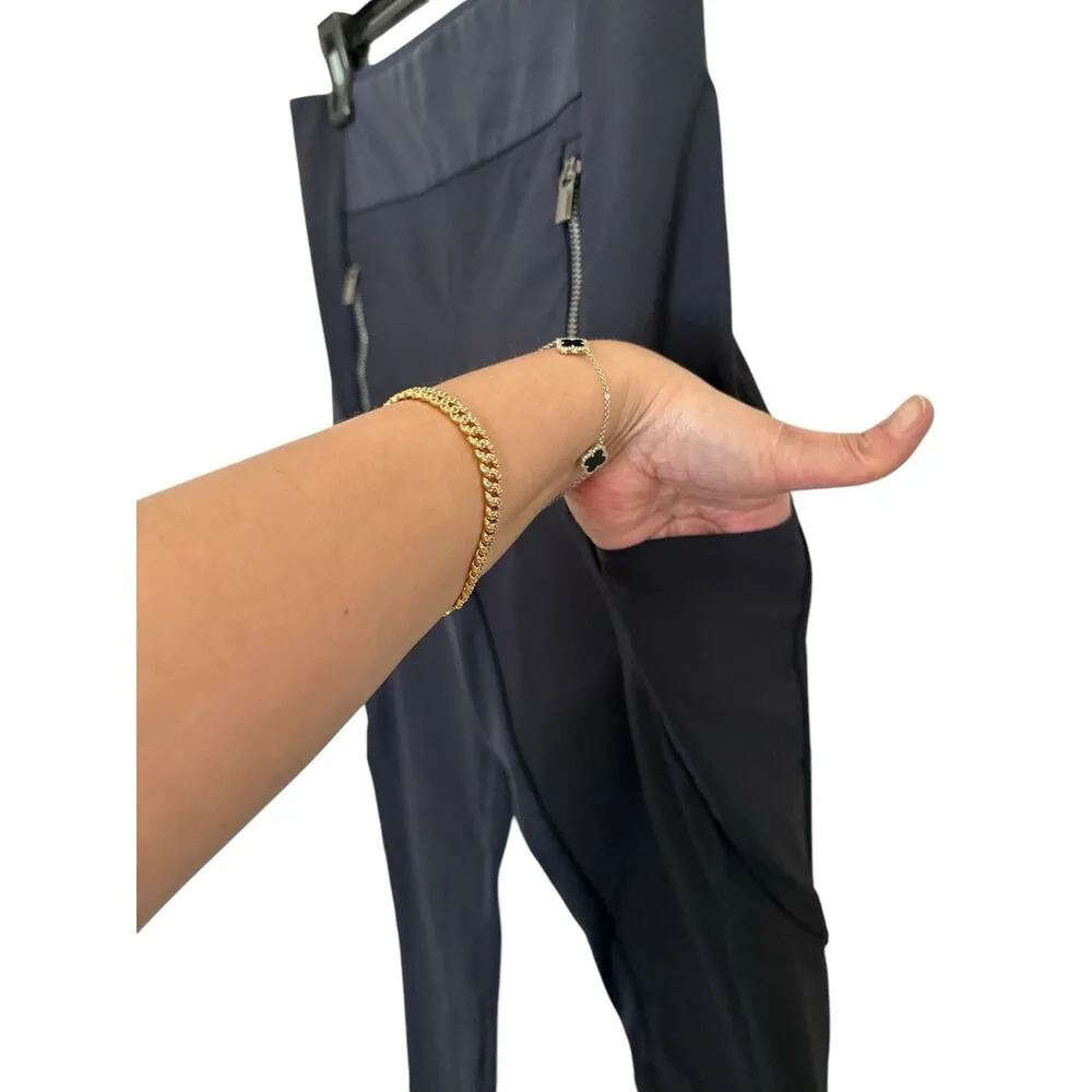 Athleta Pants Womens 2 Black Headlands Hybrid Mid Rise Tight Leggings Gym Yoga - Image 3