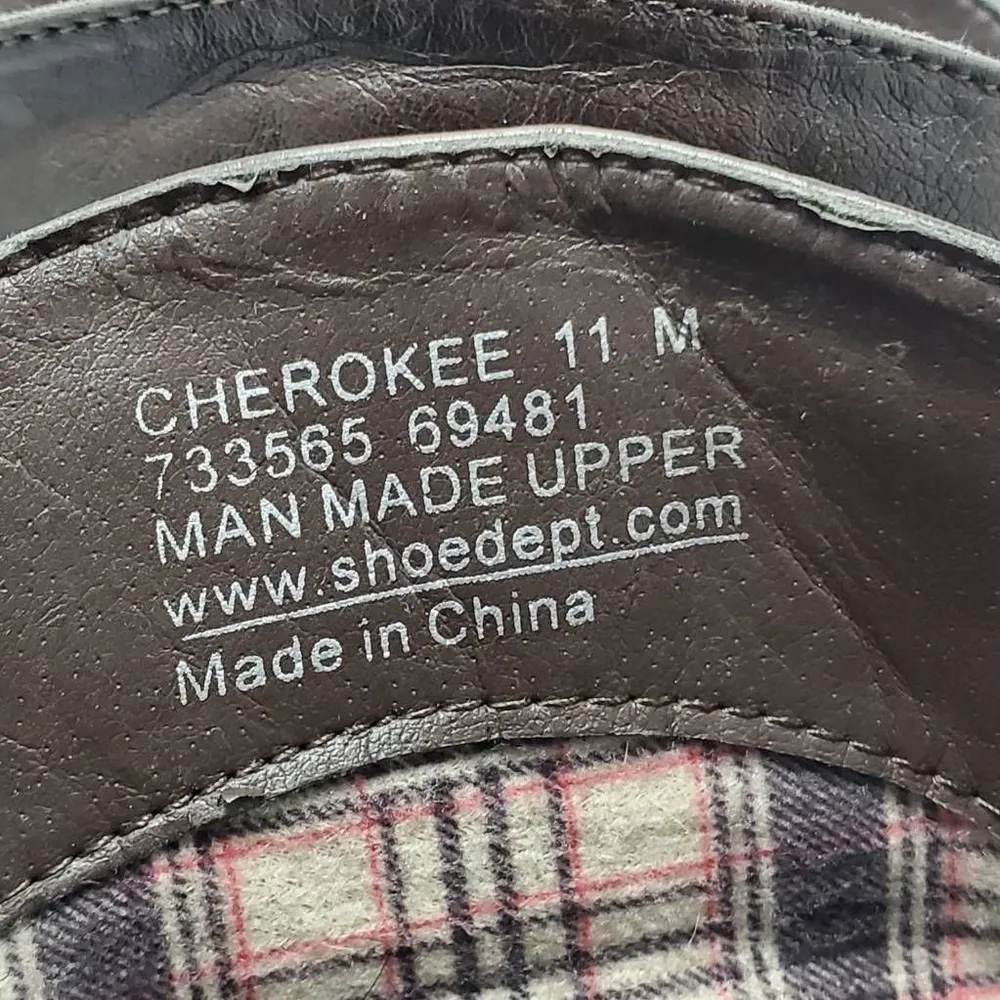 Zune Womens Cherokee Ankle Slouch Boots Booties Brown Cuban Heel Pull On Size 11 - Image 11