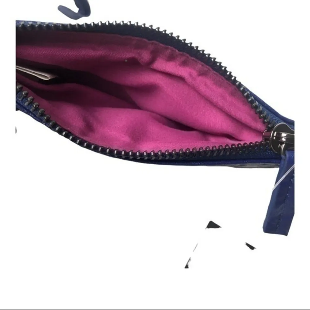 Shiraleah Blue Leather Wristlet - Image 3