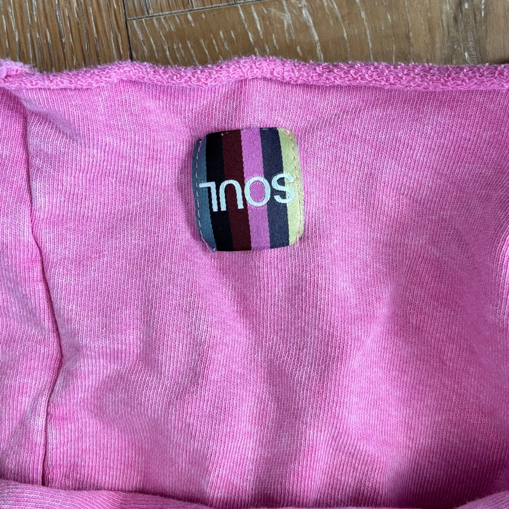 SoulCycle Pink Crew Neck Sweater - Image 3