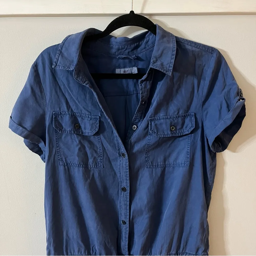 Vineyard Vines Blue Cargo Romper Size 6. Good condition. Cinches at the waist. 6 - Image 2