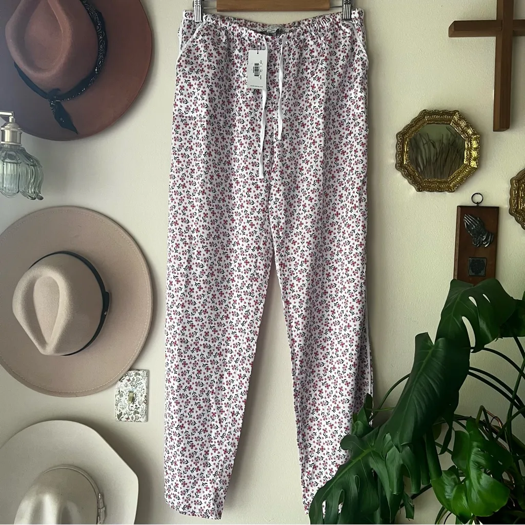 VERA BRADLEY‎ floral satin pajama pants Women's SIZE SMALL new - Image 3