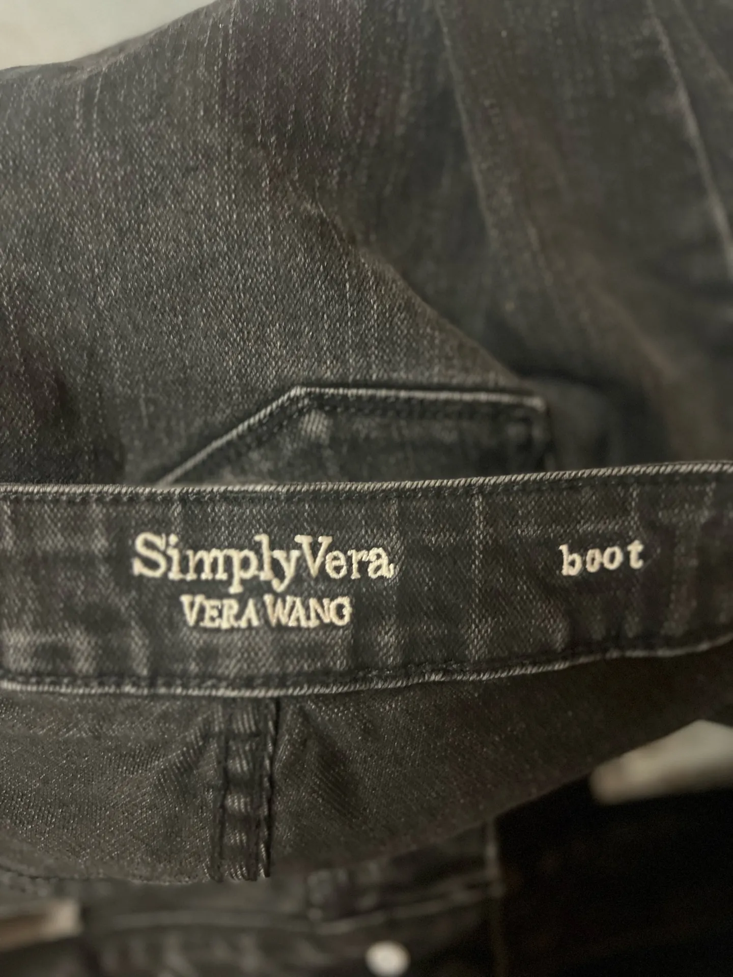 Black denim jeans - Image 4