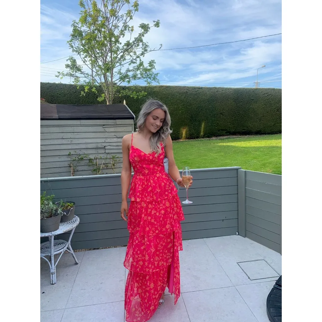 Amanda Uprichard Thaddea Maxi Dress in Brookeside Medium New Womens Gown - Image 10