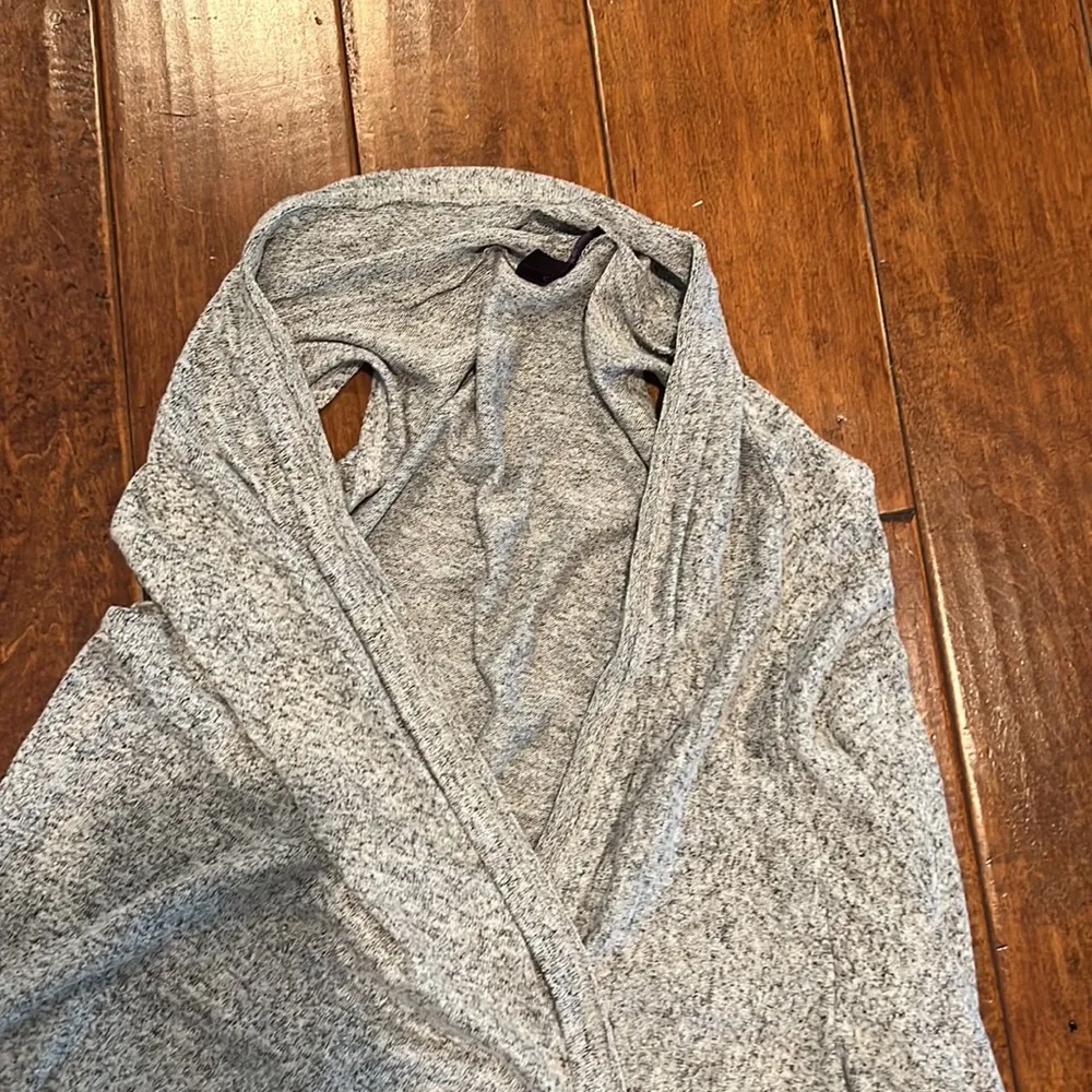 Gray Sleeveless Cardigan - Image 2