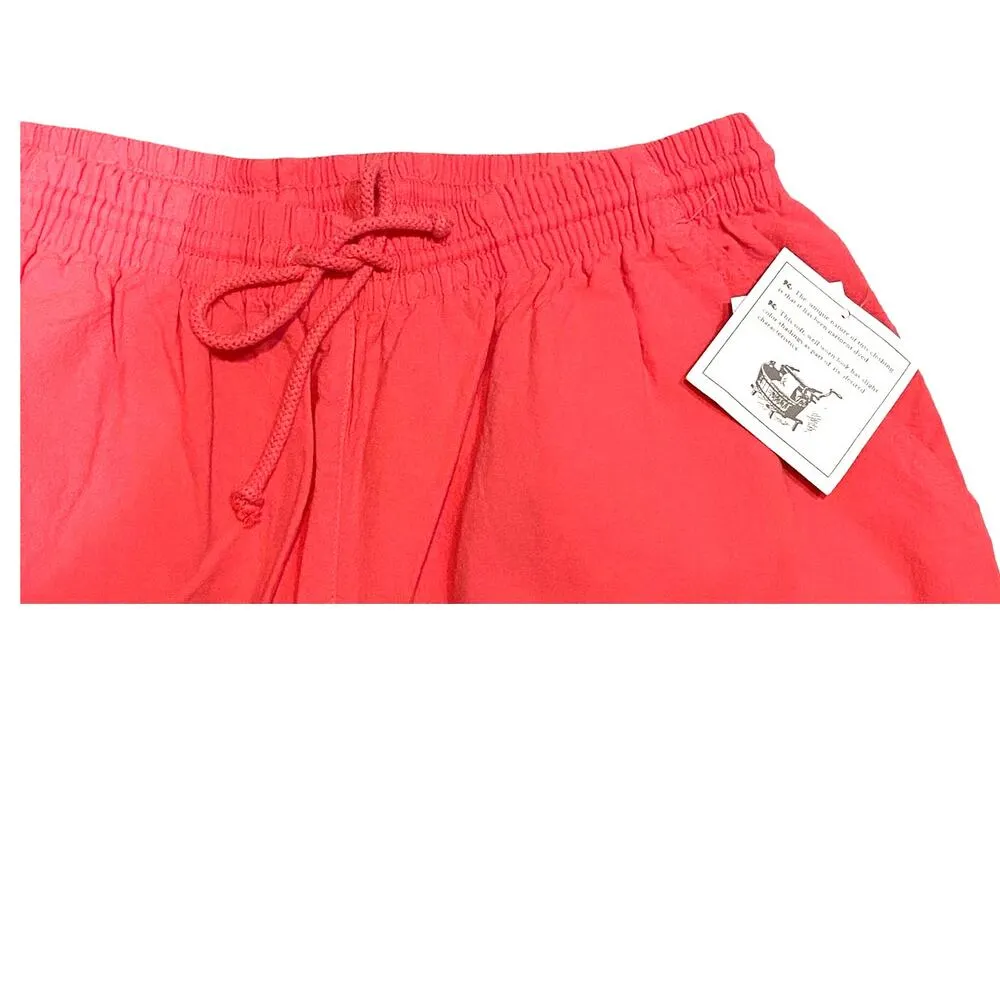 NWT ~ DRESS BARN Coral Cotton Drawstring Waist Casual Shorts ~ Women's Plus 3X - Image 2