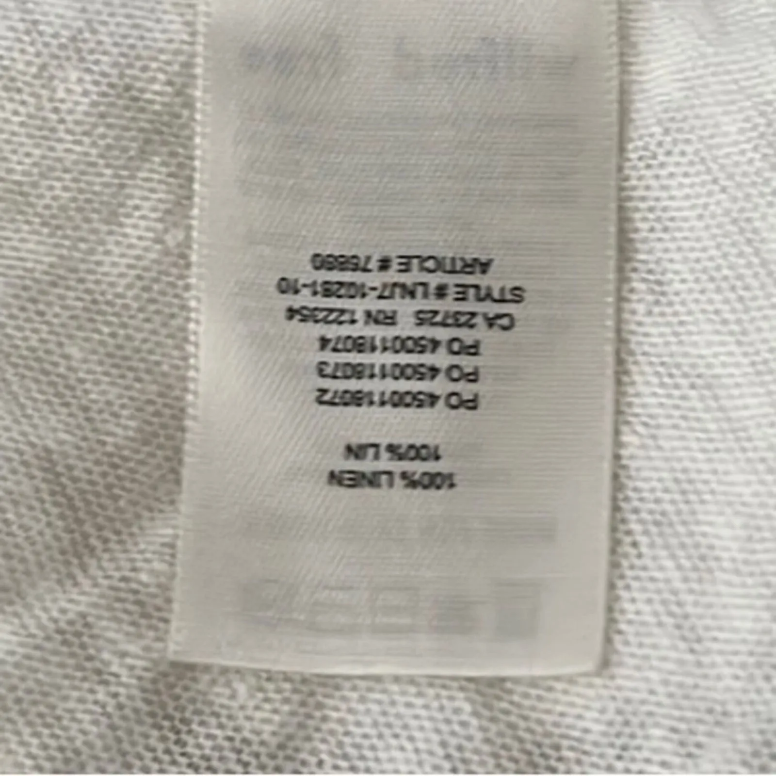 Aritzia Wilfred Free Shirt‎ Womens Small White 100% Linen Neutral Minimalist - Image 7