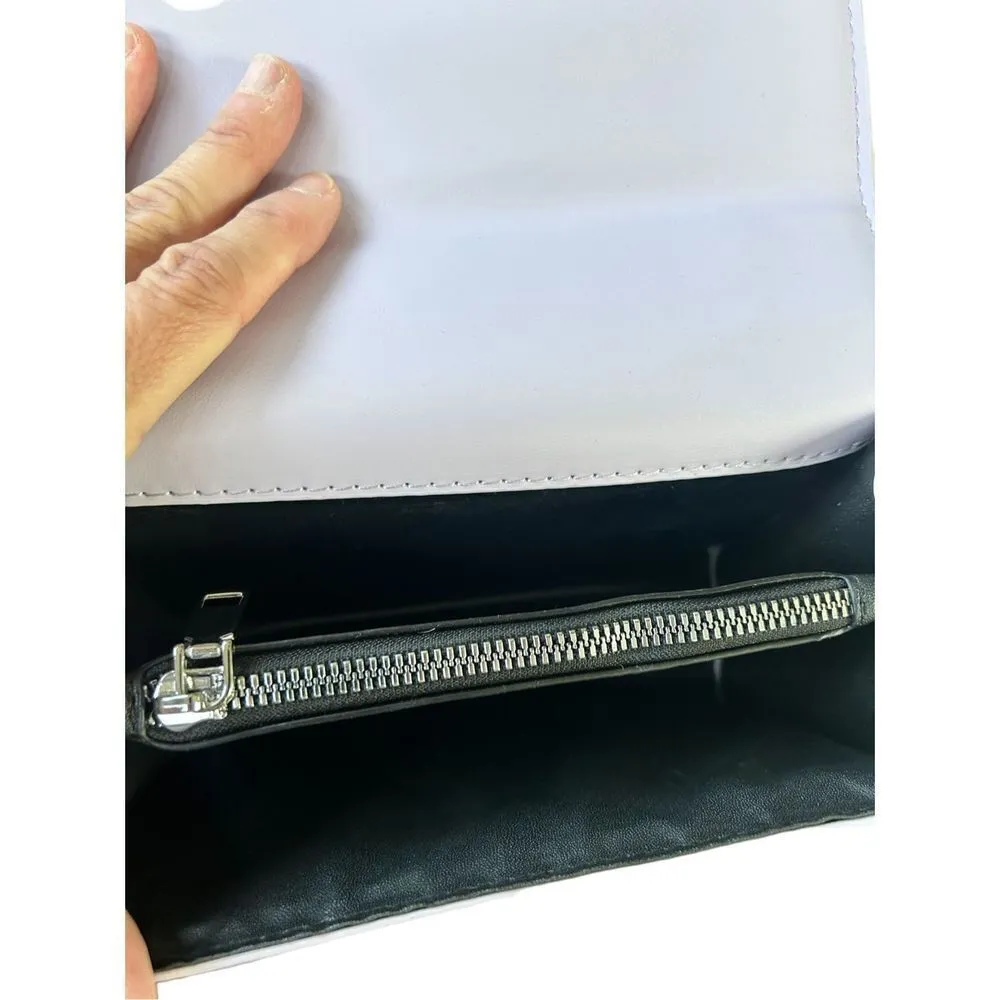 Shydiva purple violet single flap top handle crossbody purse handbag - Image 6