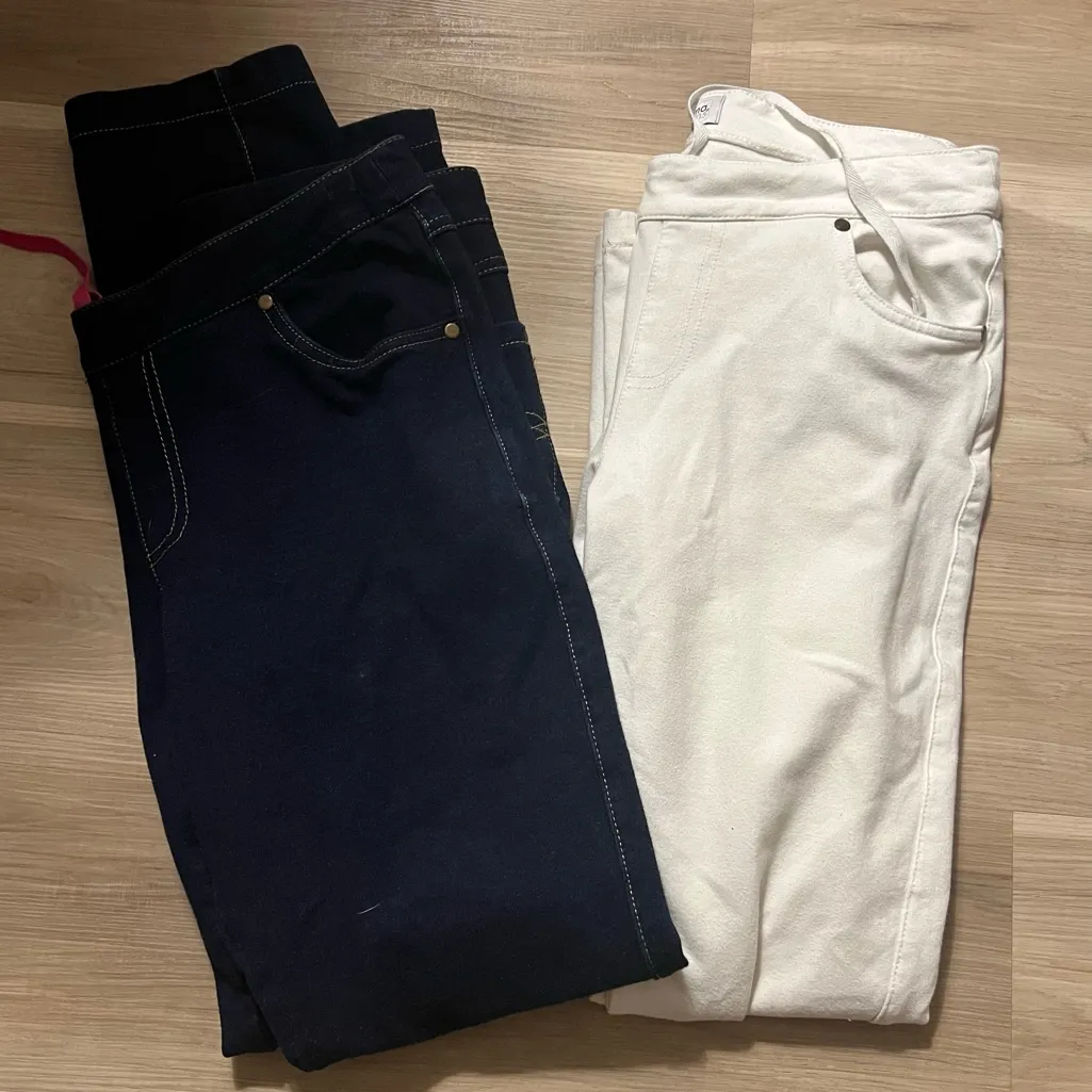 Pajama Jeans Bundle Black and White Denim Jeans Set Size S - Image 10