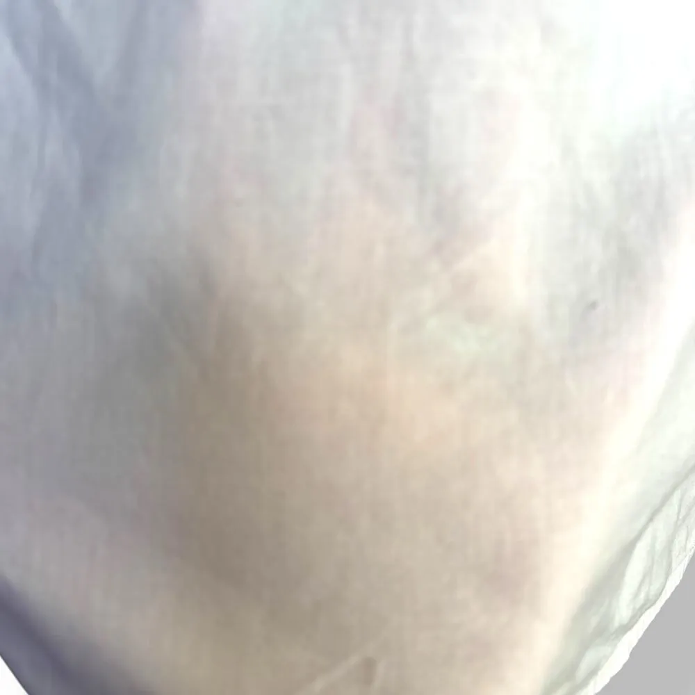 LOFT White Sleeveless Pleated Top Woven Scoop Neckline Medium Cotton Lightweight - Image 7