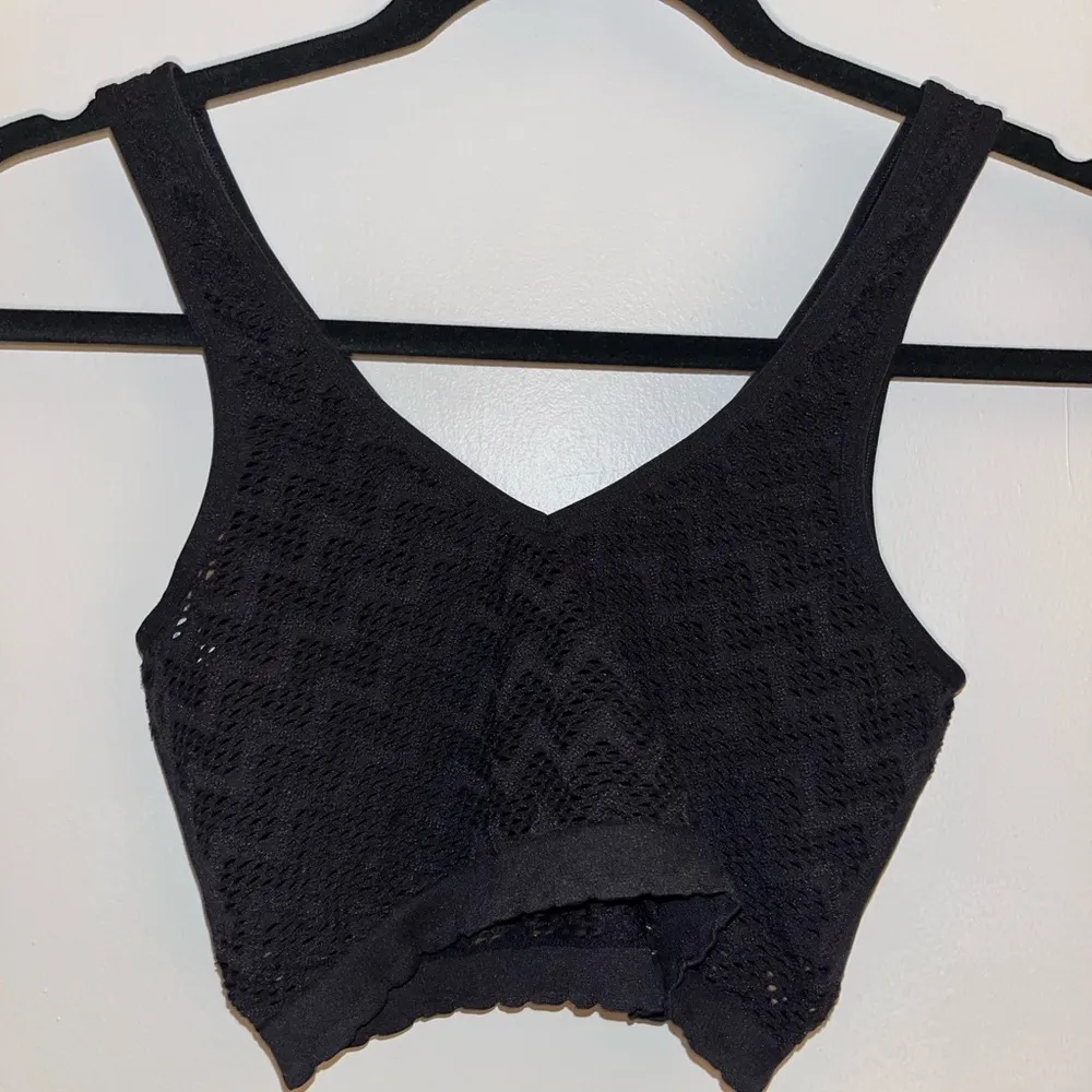 Aerie Black Real Good Superchill Seamless Bra Top - Image 4