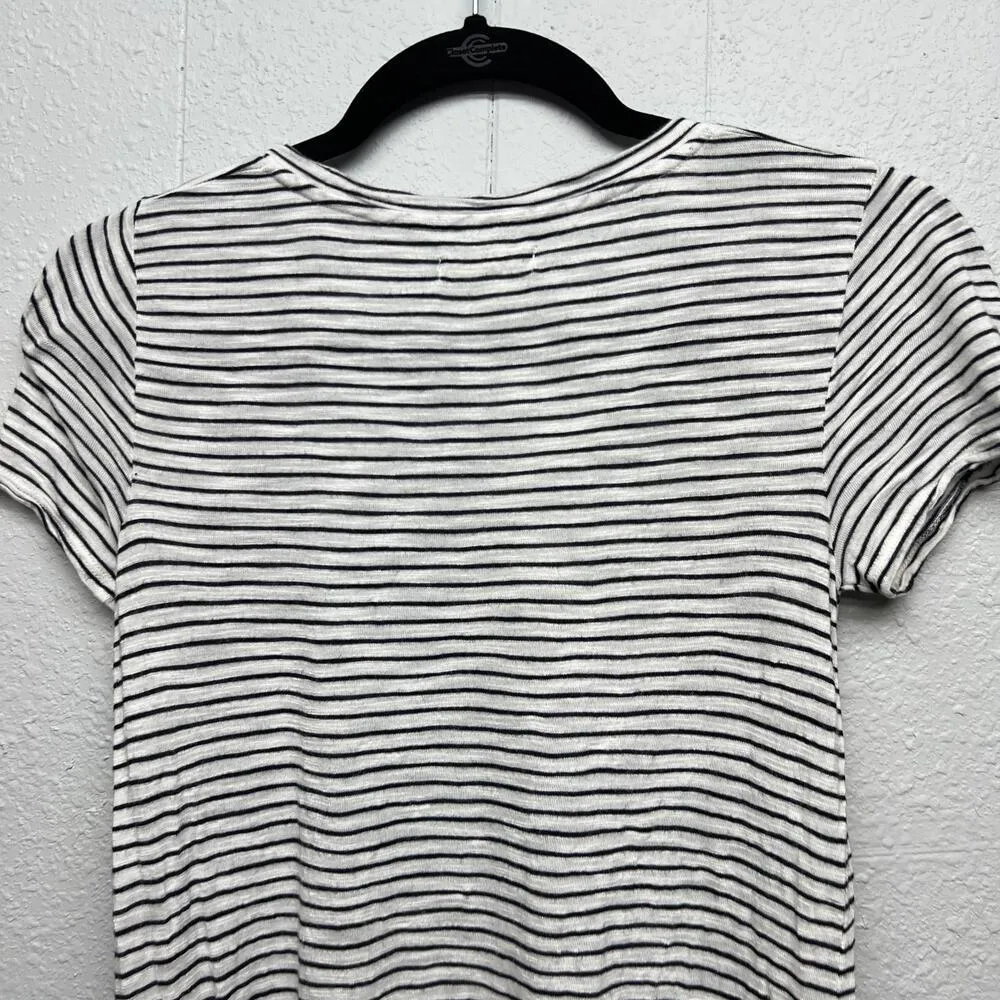 Madewell Striped Everyday Wear Casual Women's T-Shirt Size XS Lightweight - Image 6