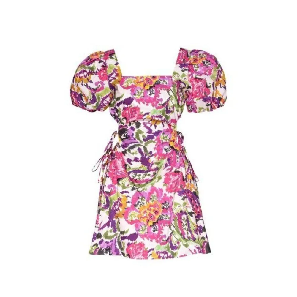 Misa Los Angeles Alec Dress in Flora Splash XSmall Womens Mini Floral - Image 9