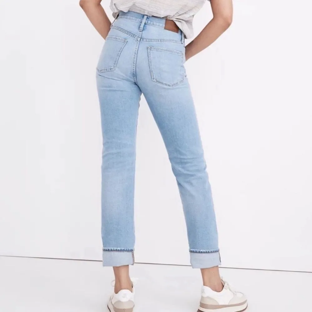 MADEWELL Classic Straight Jeans in Sayles Wash Pride Rainbow Selvedge Edition 25 - Image 16