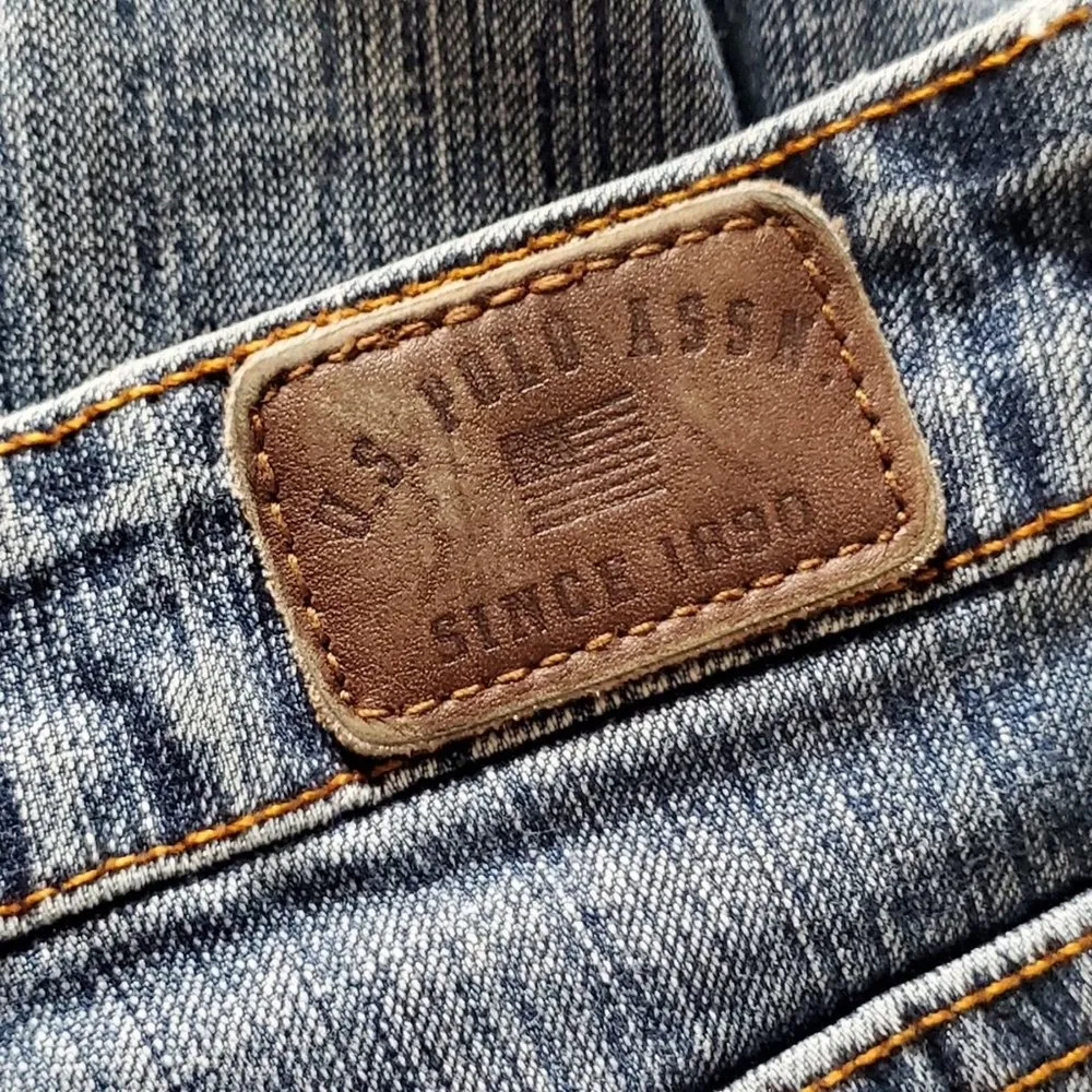 U.S. Polo Assn. Blue Straight Jeans Size 9/10 Juniors - Image 8