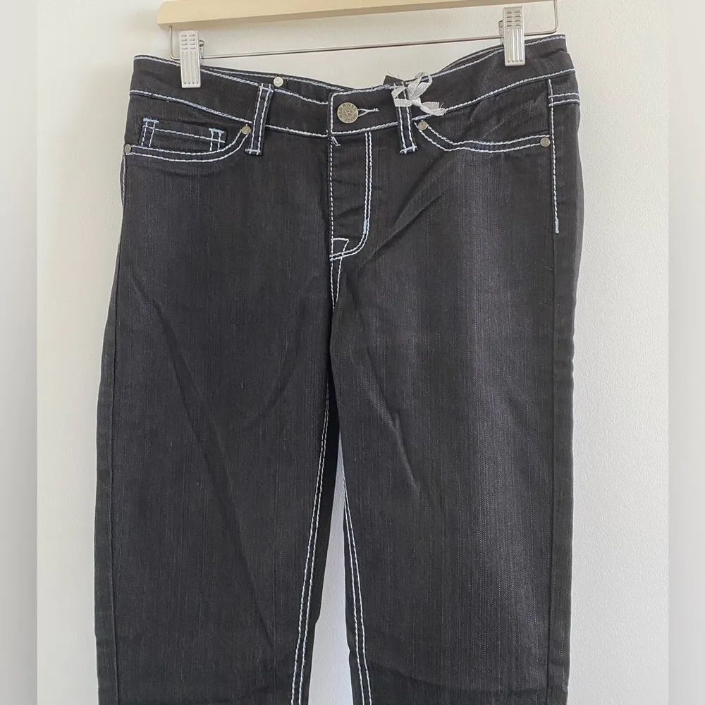 Red Rivet Black Bootified Stretch Pull On “Jean” Leggings Size M New With Tag Size M - Image 2