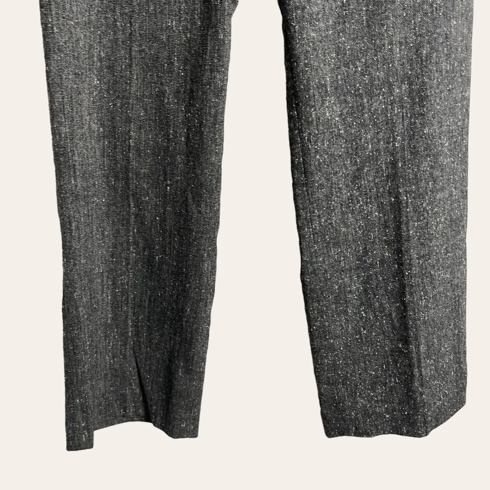 Rafaella Classic Fit Tapered Coal Heather Wool Blend Trouser Dress Pants 10P NWT - Image 4