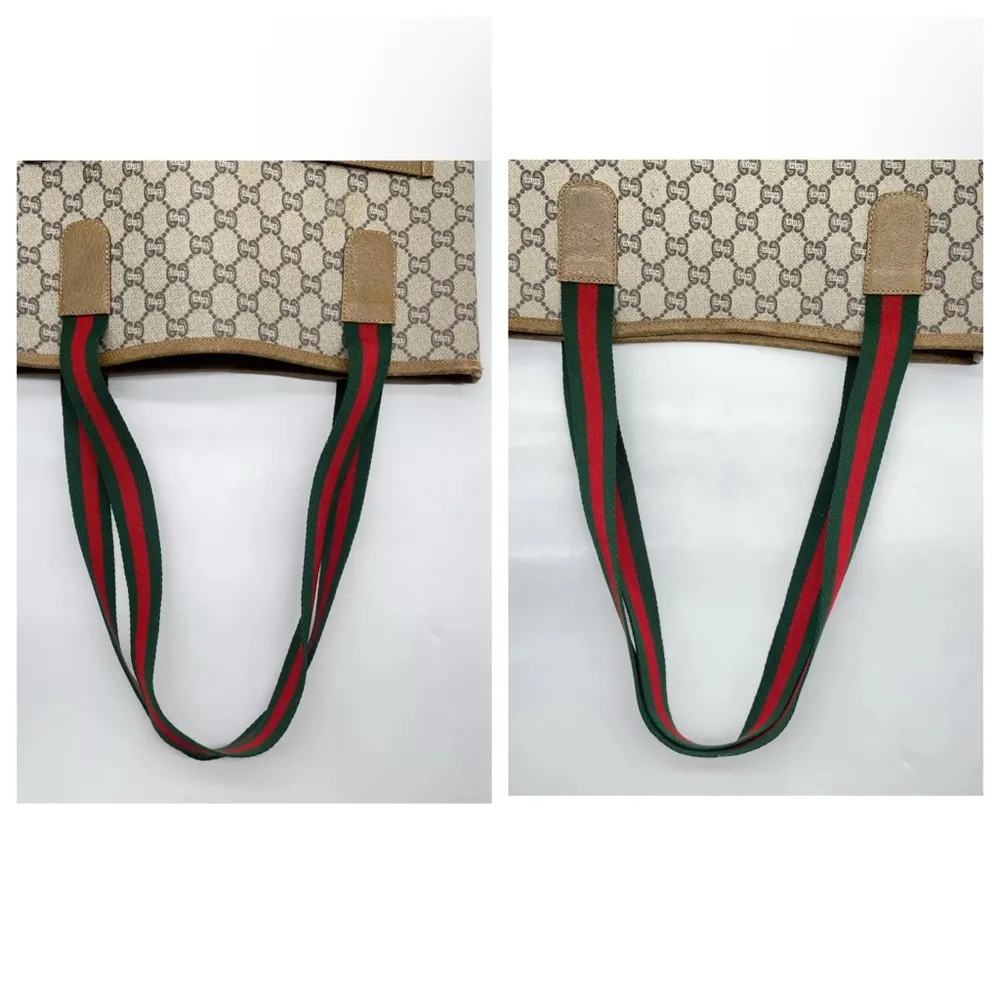 Gucci GG plus PVC/Leather tote bag COA - Image 12