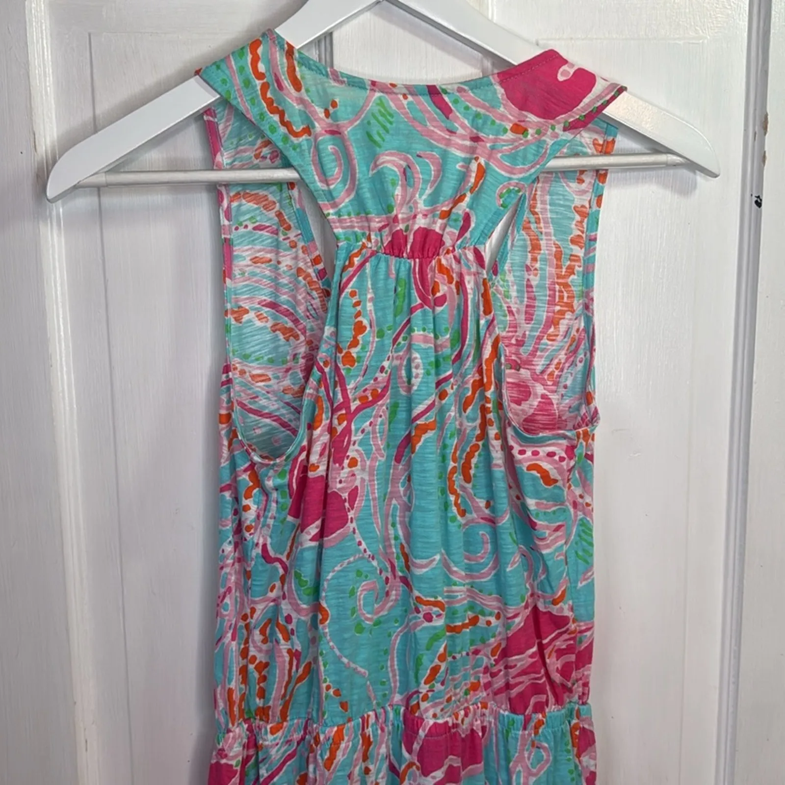 Lilly Pulitzer Sleeveless Mills Maxi Jellies Be Jammin Dress W1317 Sz XS - Image 8
