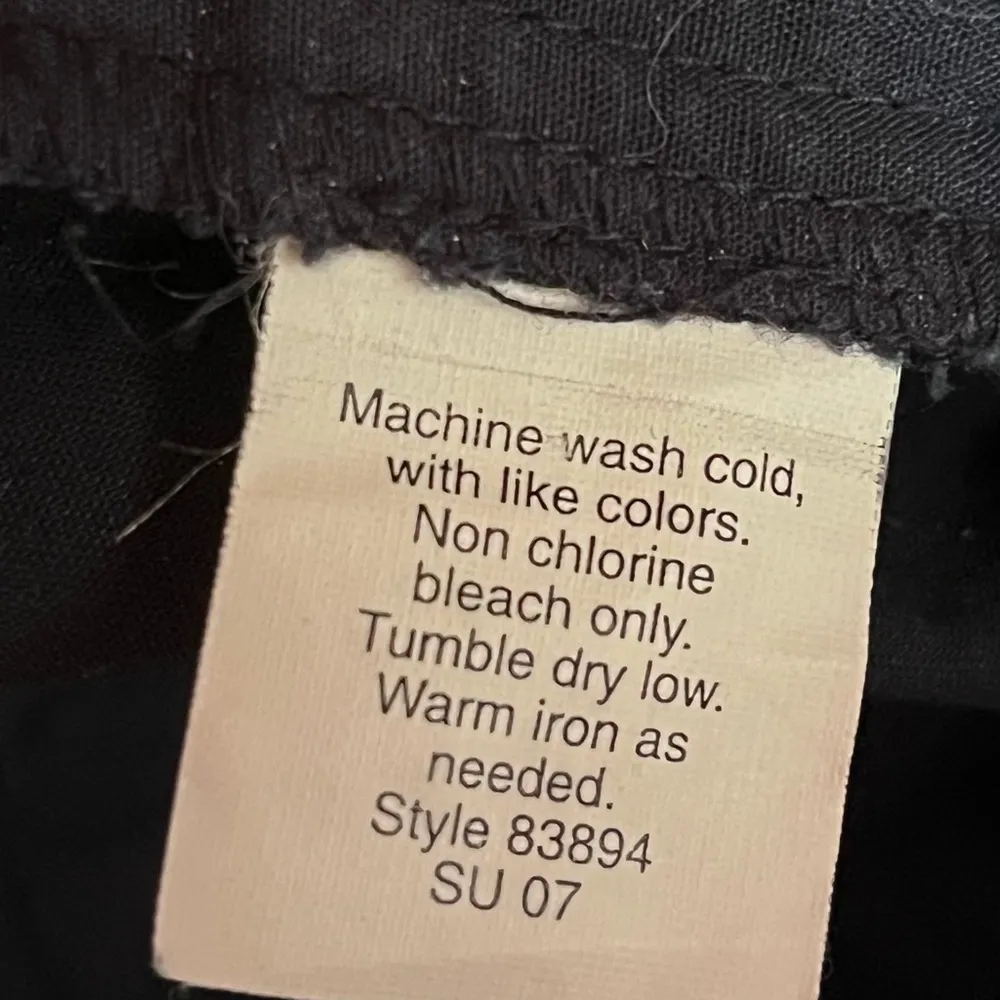 J crew womens city fit navy lowrise chino flat front cropped pants 0 goth grunge - Image 10