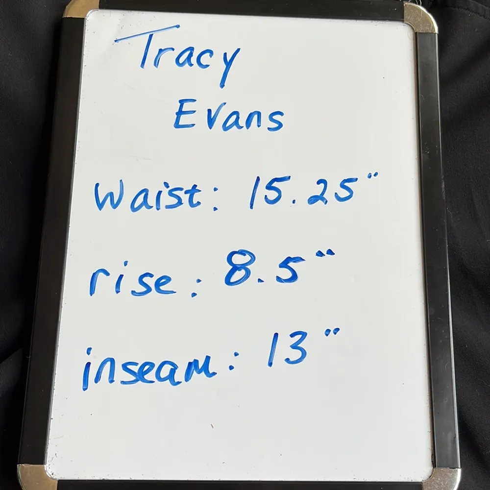 Tracy Evans Black Bermuda Shorts Dressy Capris Womens Small - Image 10