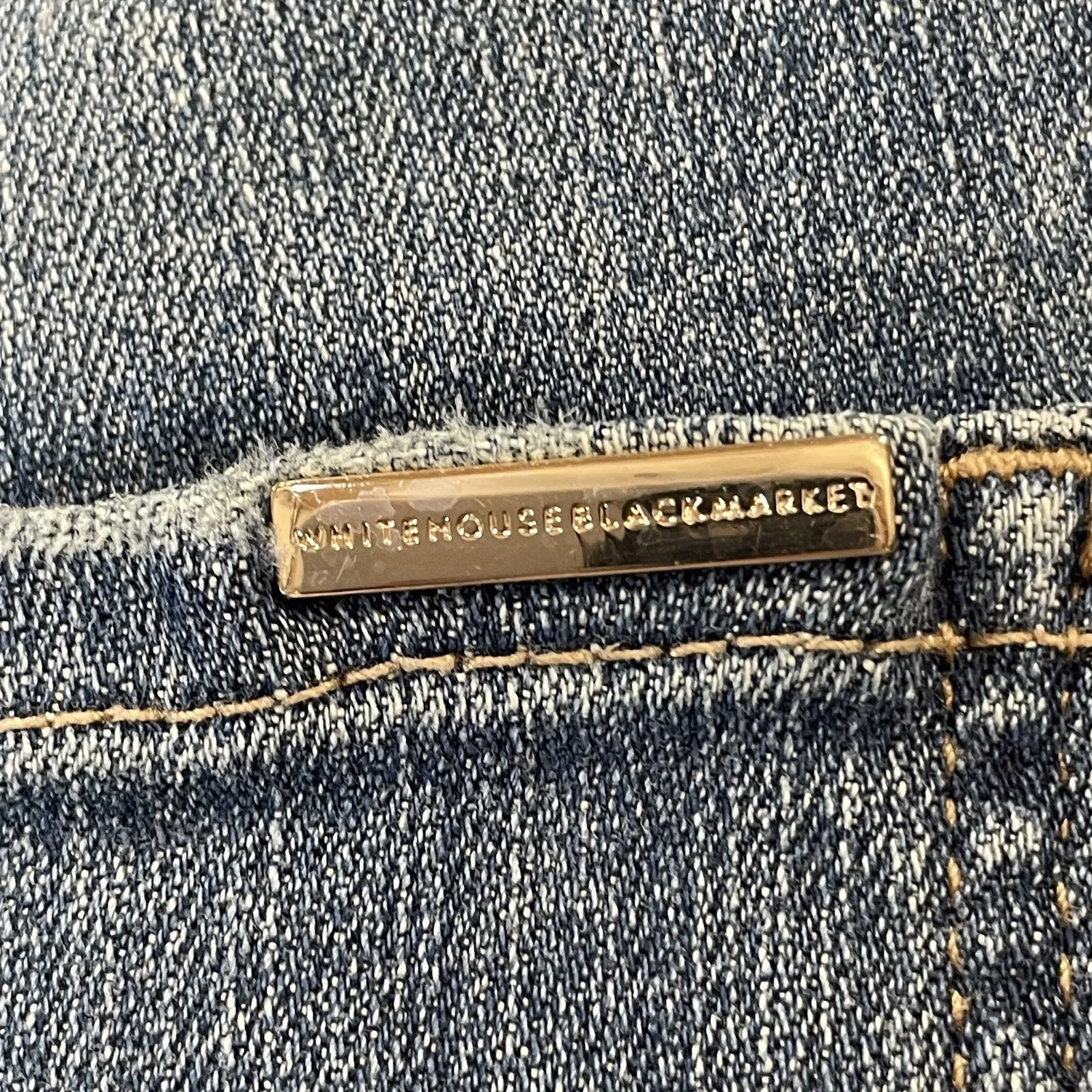 White House Black Market Womens‎ 6 Jeans Girlfriend Mid-Rise Floral Embroidery - Image 11