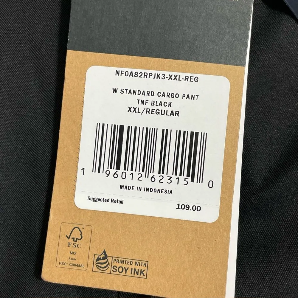 NWT The North Face Women’s Black‎ Standard Cargo Pants Size XXL - Image 9