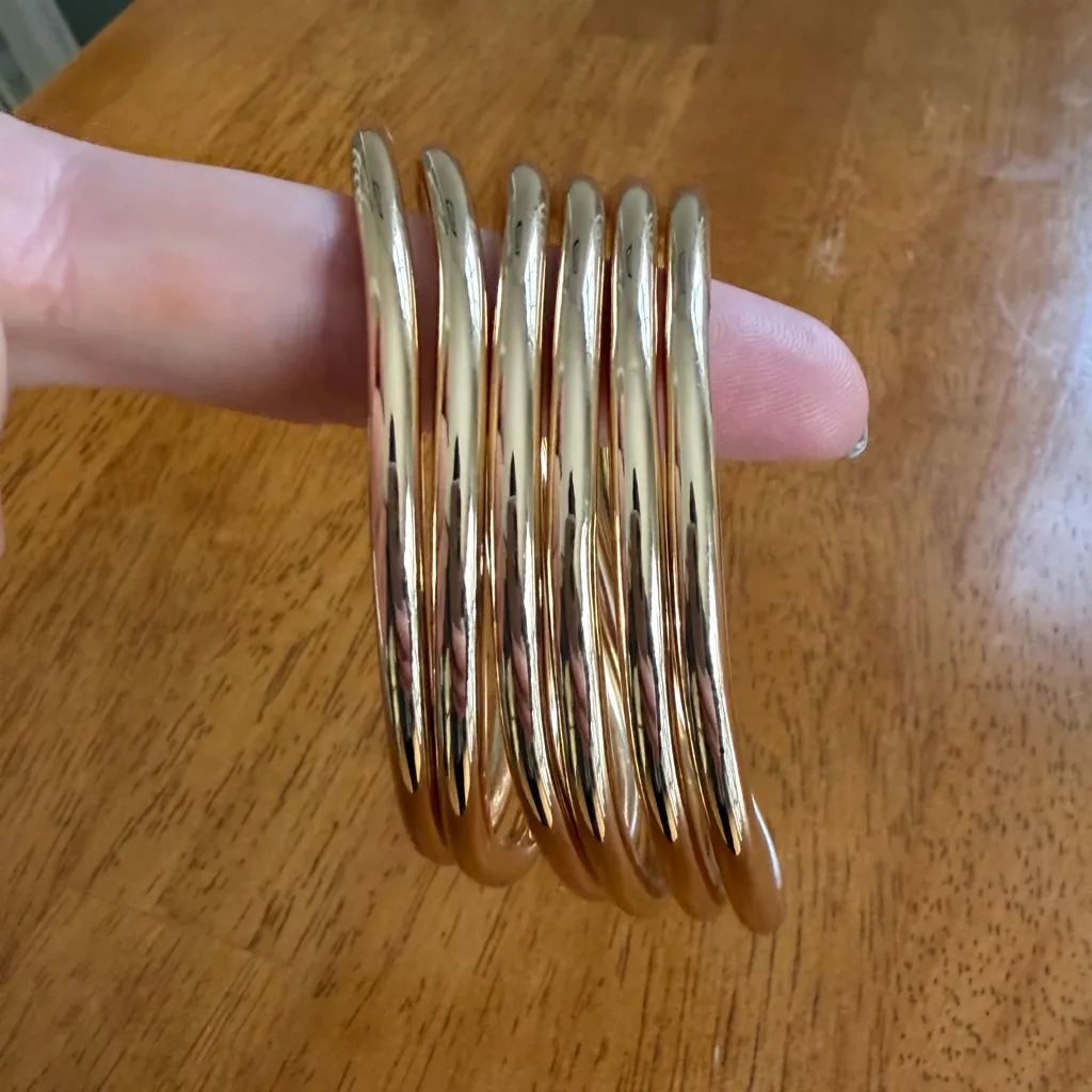 H&M  Gold Bangles Set - Image 2