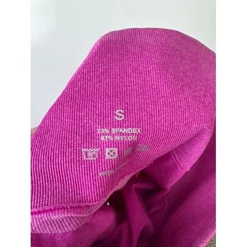 NVGTN Pink Seamless Leggings High Waist Tummy Control‎ Gym Fitness Purple S - Image 4