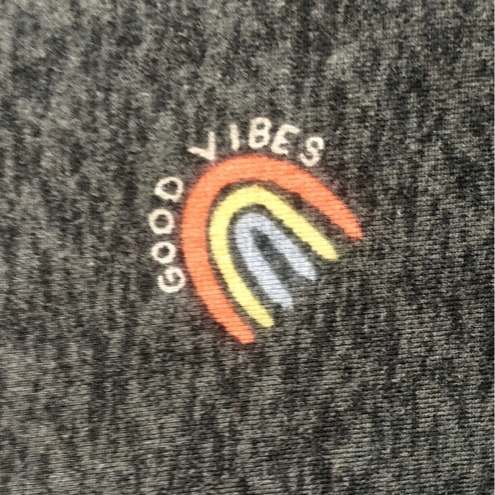 “Good Vibes, Be Kind” Sleep Shirt, Old Navy, Gray, Size XS - Image 6