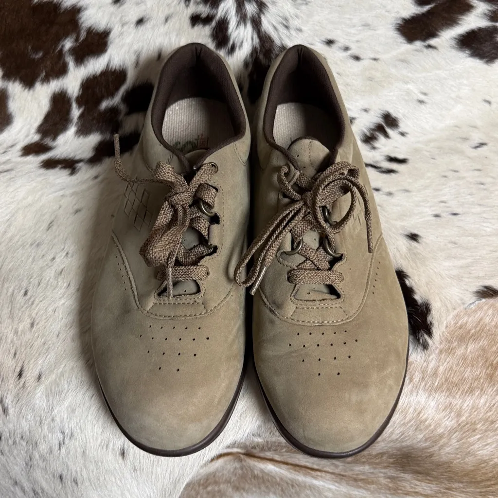 SAS FREE TIME 9 Wide Walking Shoe Comfort Career B15 Tan - Image 4