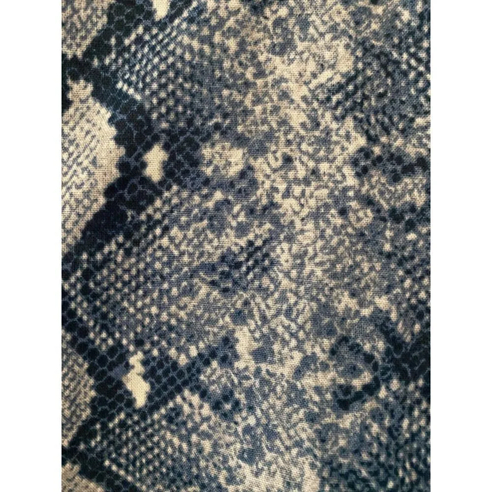 Stella & Dot It's All Gonna Happen Blue Button Up Back Blouse Women's Sz XL​ - Image 8