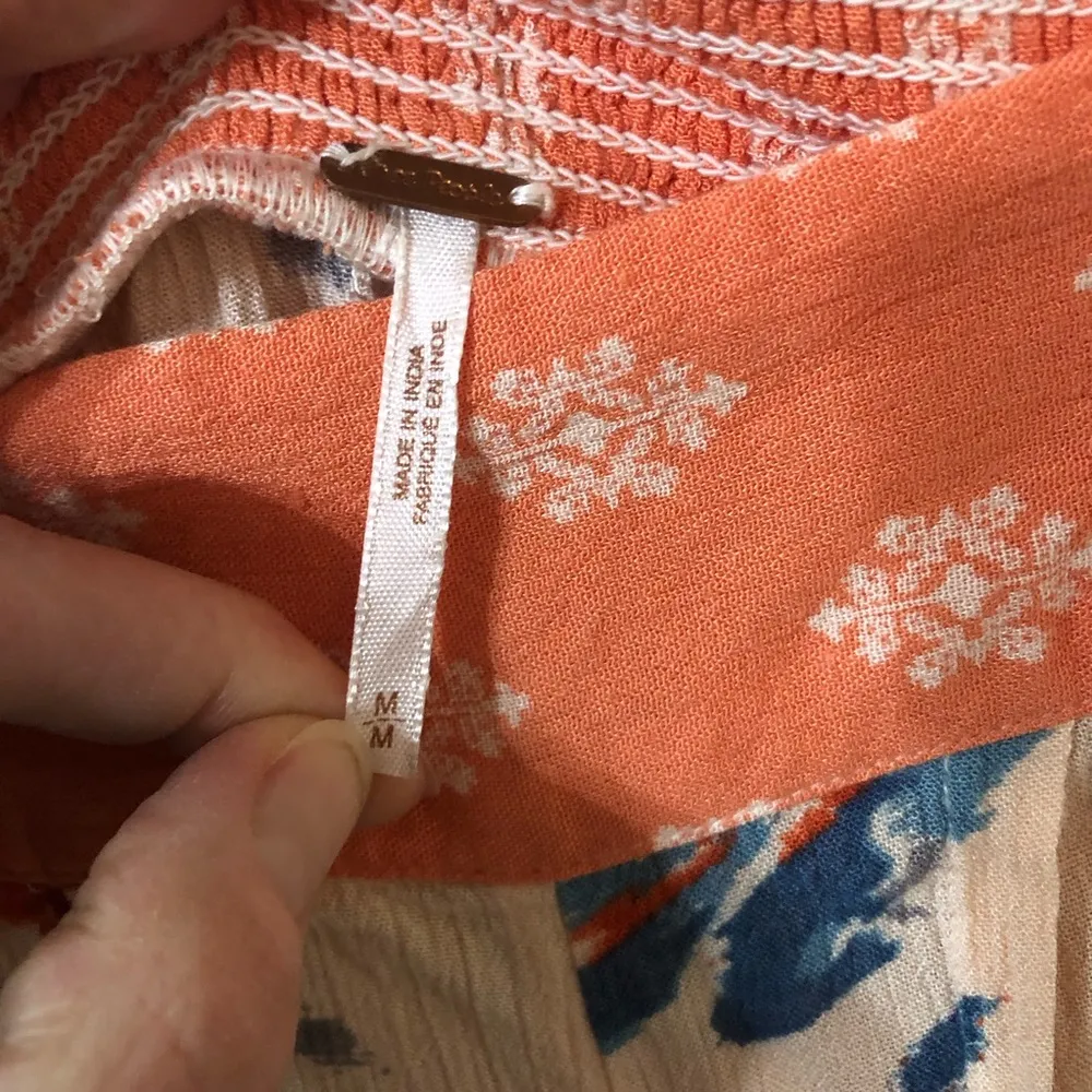 Free People Show You Off Sheer Pleated Boho Patchwork Maxi Skirt - Size Medium - Image 3