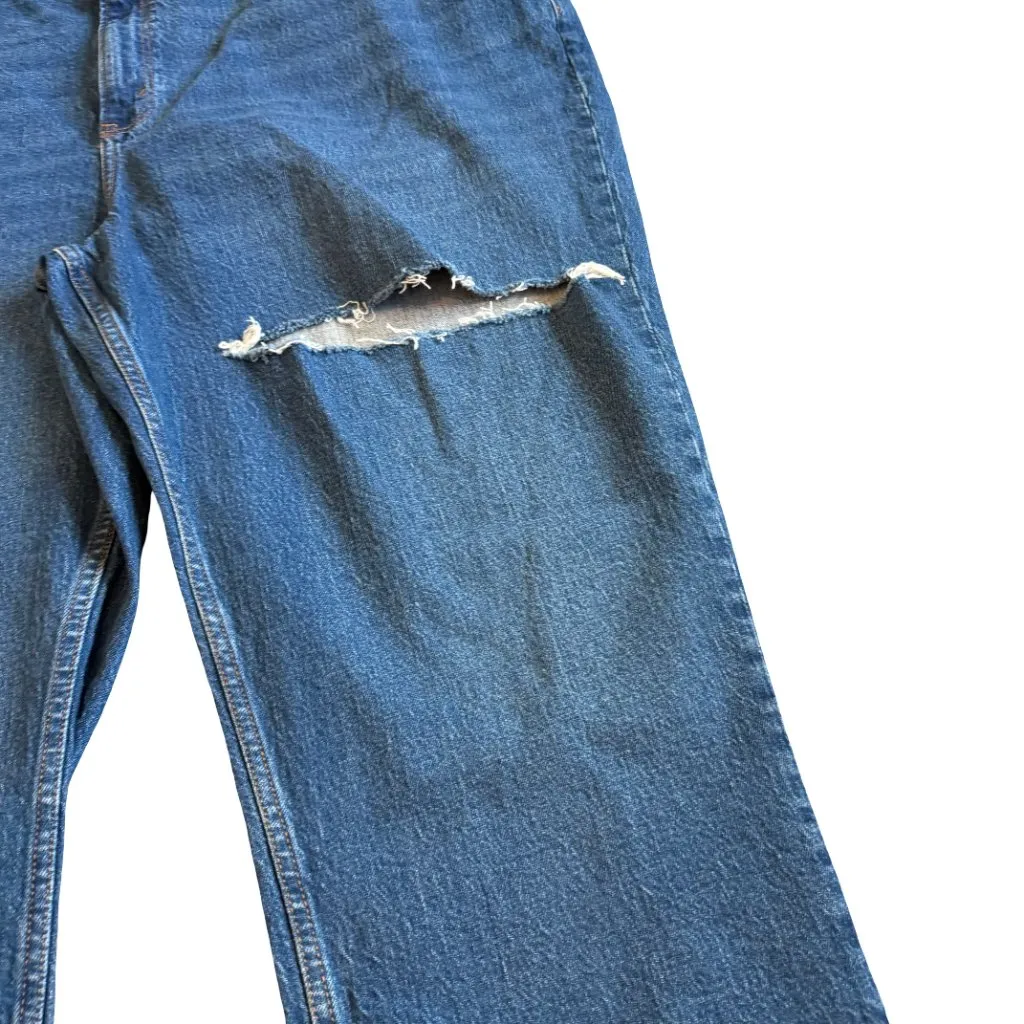 American Eagle The 90s Straight Ultra High Rise Jeans Curve Love Size 24R NWT - Image 8