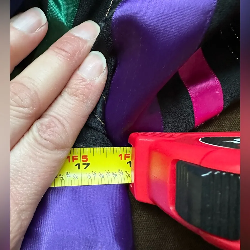 Talbots Ribbon Black Stripes Blazer Gold Trim 4 button 1st Button Is lose SZ 6P - Image 11