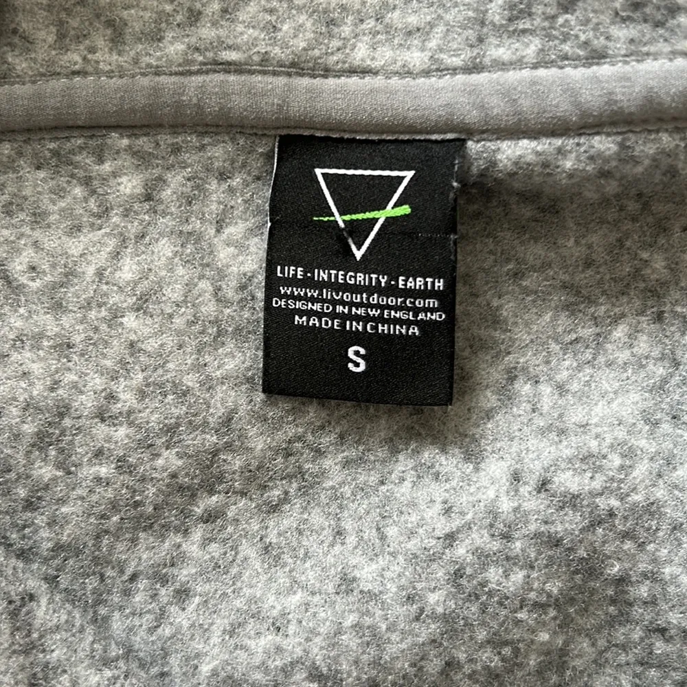 Quarter Snap Fleece Pullover Gray - Image 5