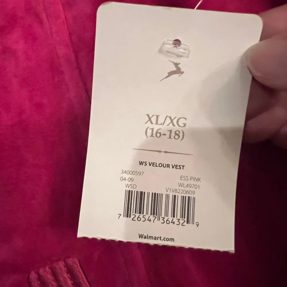 White Stag - Women's Velour Vest pink - Image 3