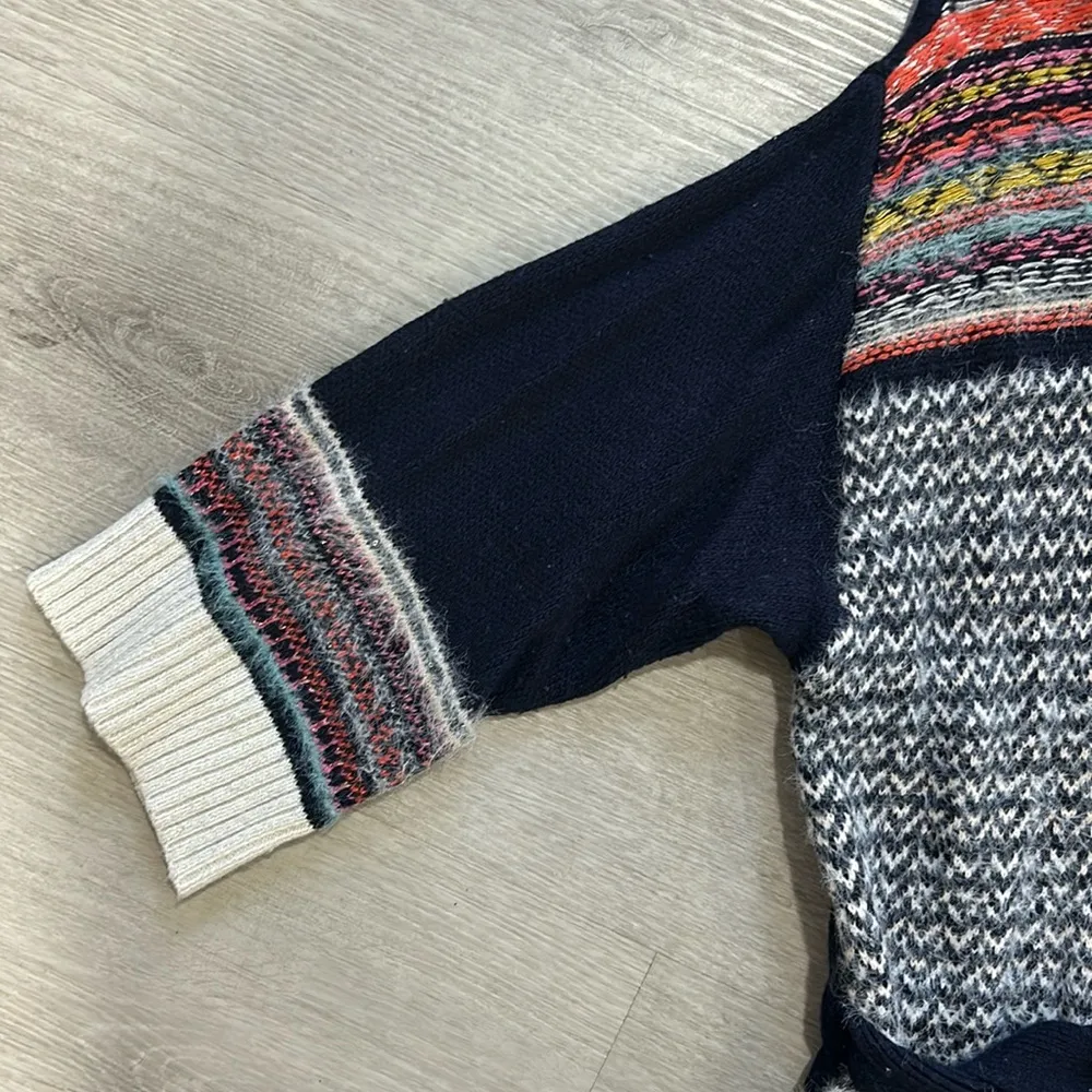 Anthropologie sleeping on snow fair isle eyelash cardigan sweater XS/S - Image 7