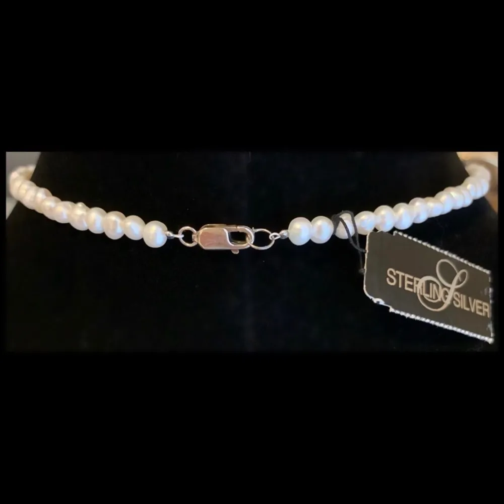 NWT Vintage Marshall Field’s & Faux Pearl Necklace With Pendant - Image 3